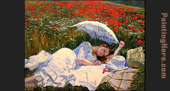 sweet dream painting - Vladimir Volegov sweet dream art painting